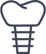 dental implant icon